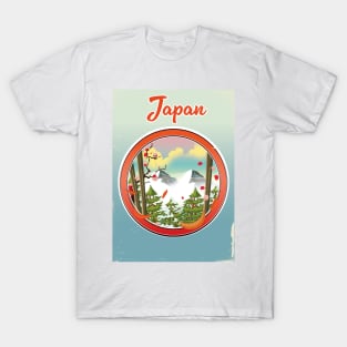 Japan vintage travel logo T-Shirt